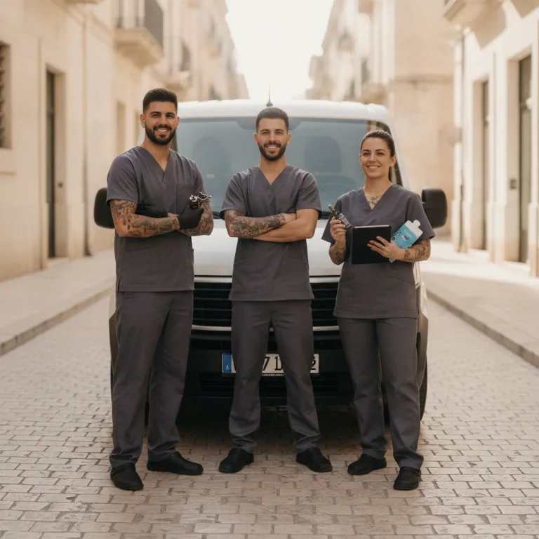 Tatuador equipo en Chamberi